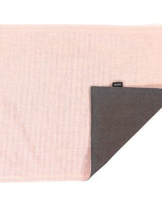 Салфетка под приборы с декоративной обработкой Essential Серый,Розовый 35X45