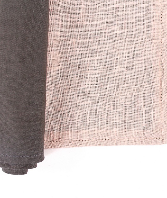 Салфетка под приборы с декоративной обработкой Essential Серый,Розовый 35X45