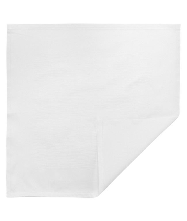 Салфетка сервировочная жаккардовая с вышивкой Essential Белый 53X53