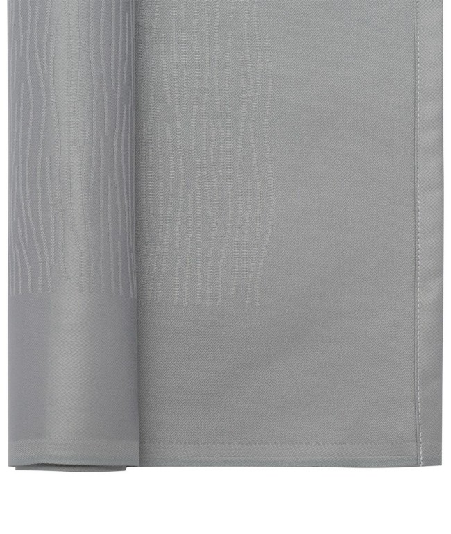 Салфетка сервировочная жаккардовая с вышивкой Essential Серый 53X53