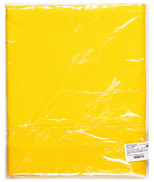Скатерть Мэлон тефлон/хлопок с водоотталкивающей пропиткой 232-Z236/T Желтый 140X170