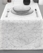 Комплект дорожки для сервировки Оригами 2-3019/1 Черно-белый 40X140